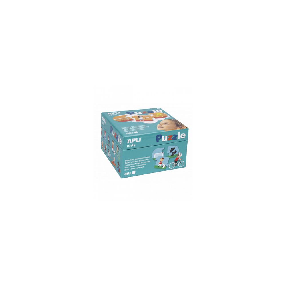 Puzzle trio sports et leur accessoires 36 pieces