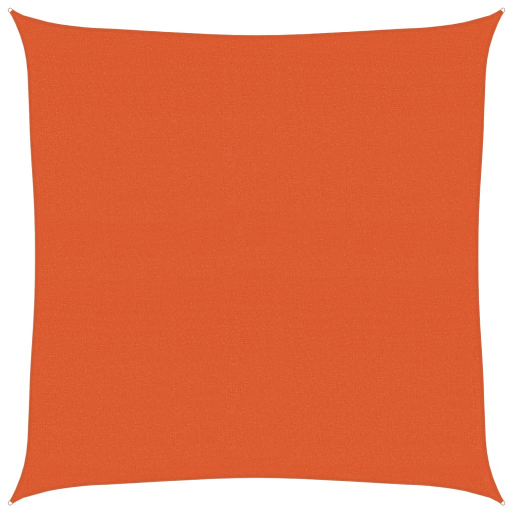 Voile d'ombrage 160 g/m² carré orange 4,5x4,5 m pehd