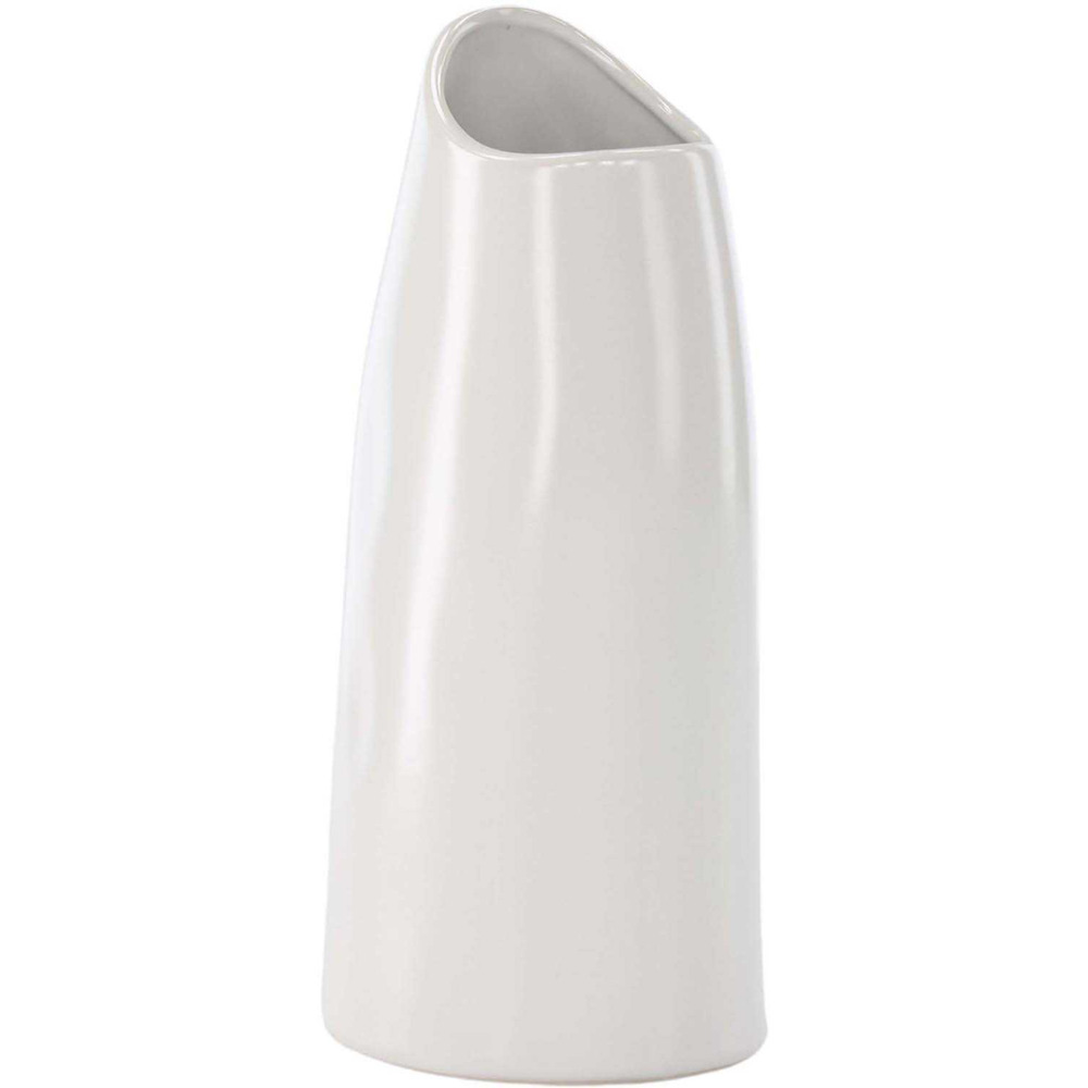 Vase en grès ernst blanc