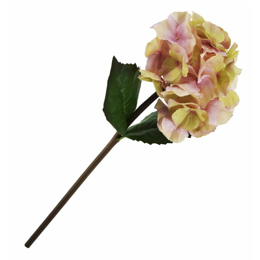 Fleur polyester rose - décoration d'autrefois