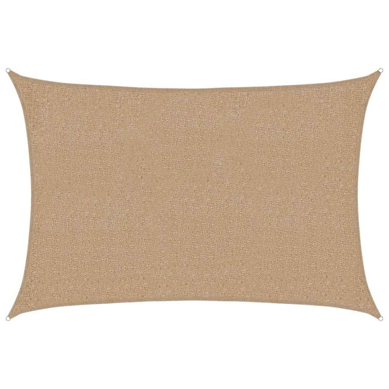 Voile d'ombrage 160 g/m² taupe 2x2,5 m pehd