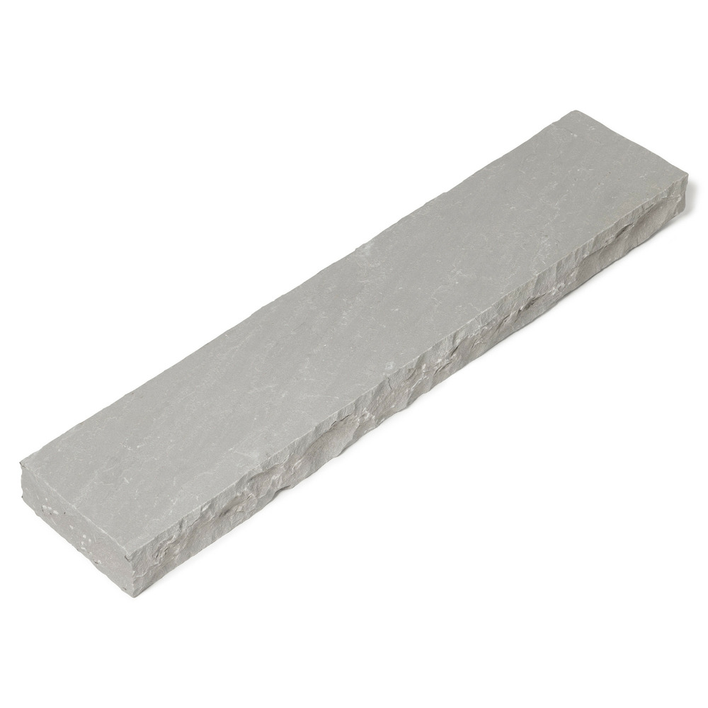 Margelle de piscine grès kandla gris 100x20x8 cm bord naturel (à l'unité) - ro'ma nature