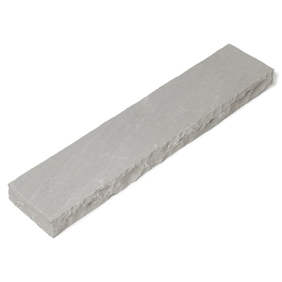 Margelle de piscine grès kandla gris 100x20x8 cm bord naturel (à l'unité) - ro'ma nature