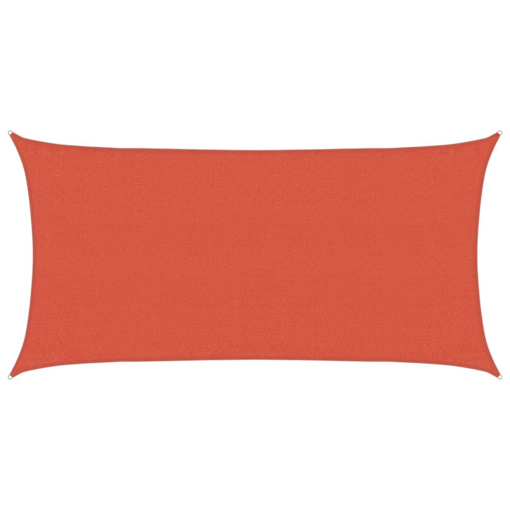 Voile d'ombrage 160 g/m² terre cuite 3x6 m pehd