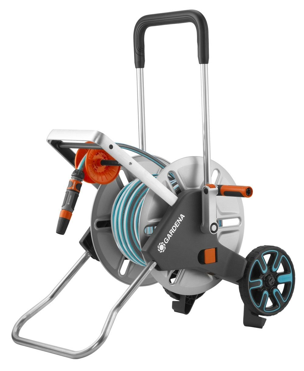 Dévidoir sur roues cleverroll m easy métal équipé