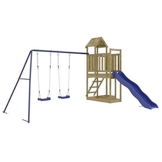 Aire de jeux d'extérieur bois de pin imprégné