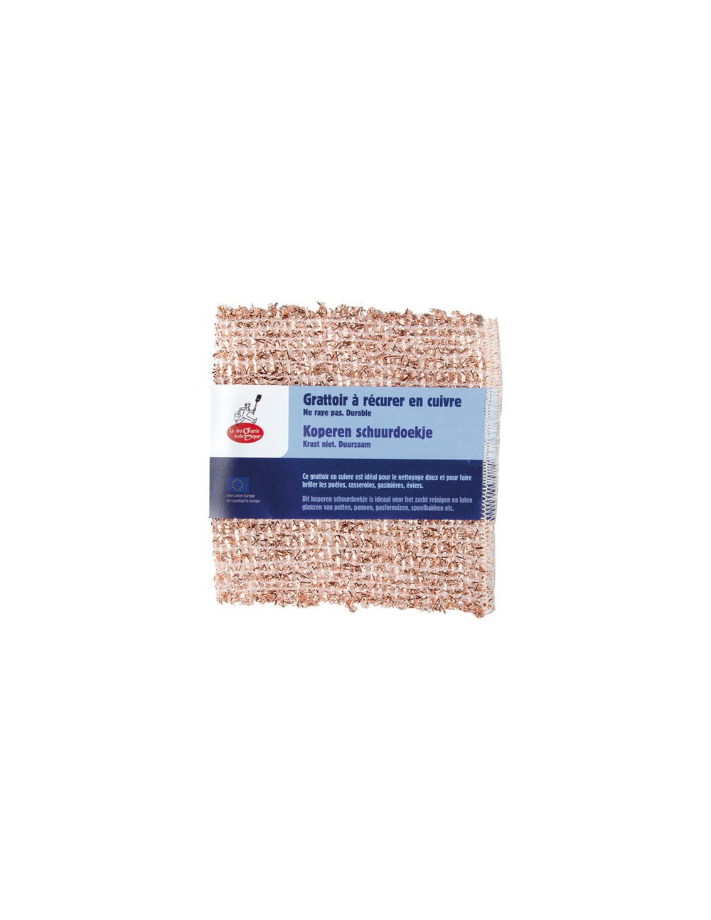 Grattoir à récurer en cuivre - la droguerie ecologi