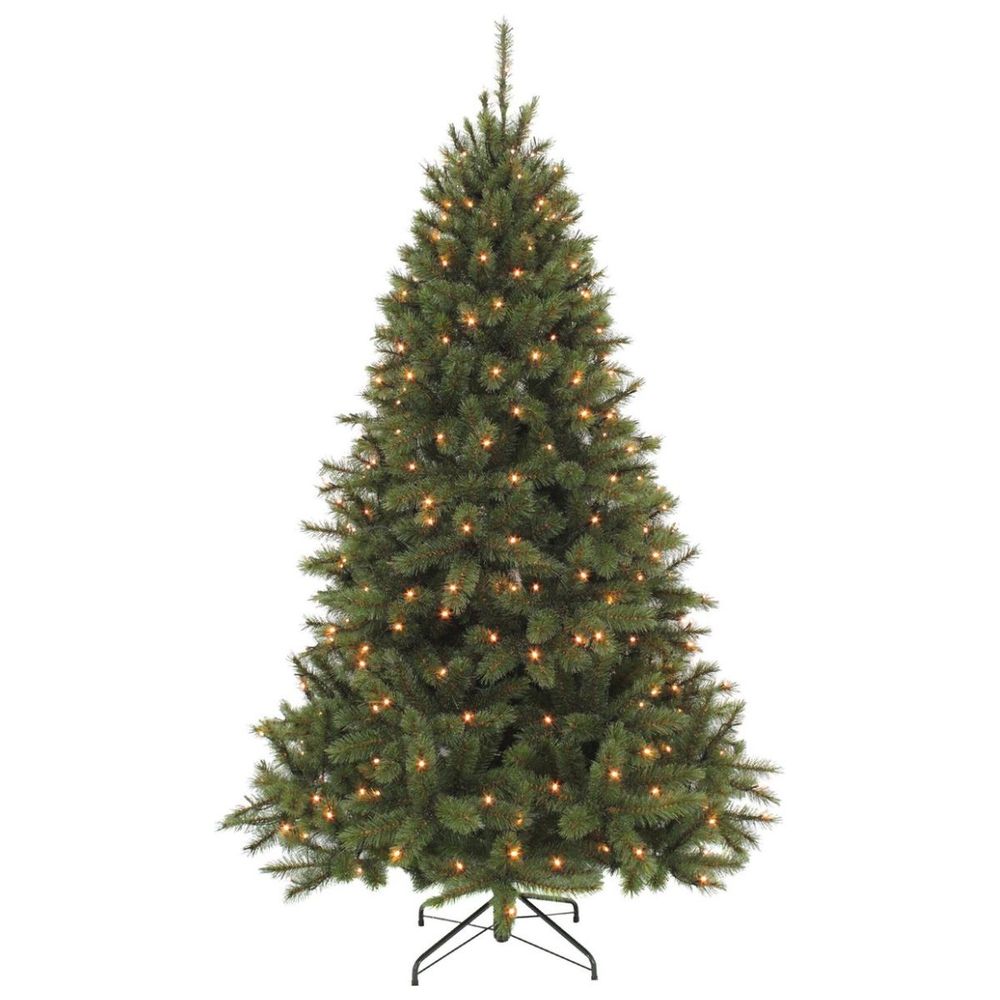 Triumph tree bristlecone sapin de noël artificiel led - décoration noël avec branches réalistes - sapin artificiel led avec 144