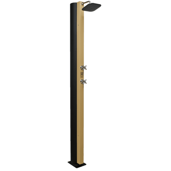 Douche de jardin solaire beige 40l