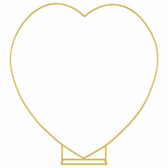 Arche de mariage doré 195 x 35 x 211 cm acier