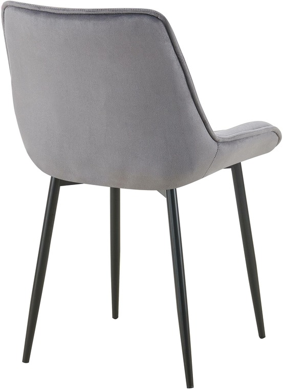 Chaise de salle à manger en velours wallace