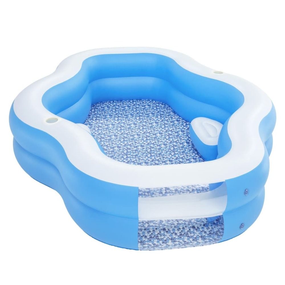 Piscine splashview 270x198x51 cm bleu et blanc