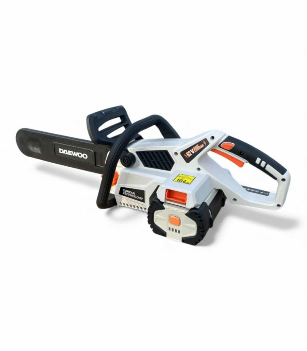 Pack tronçonneuse électrique 62v daewoo 40 cm avec batterie 2,5 ah et chargeur - dalcs62bl-16