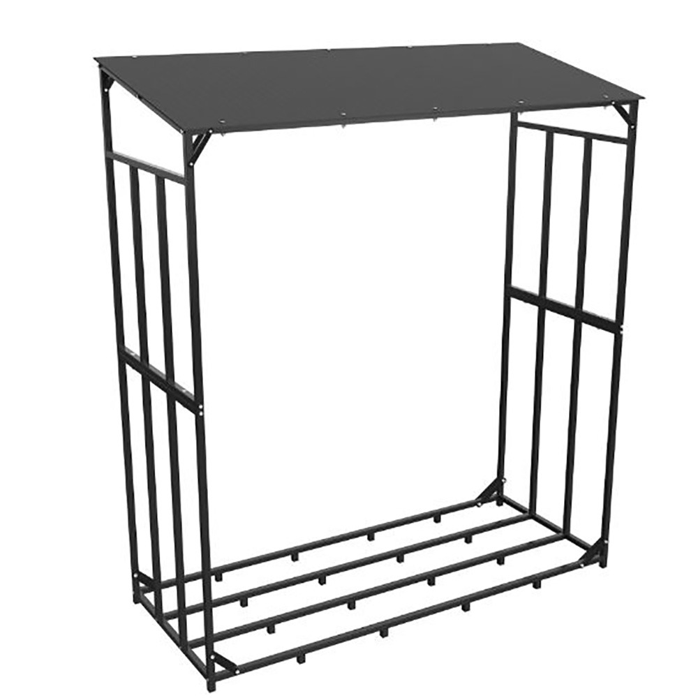 Support en acier pour stockage bois