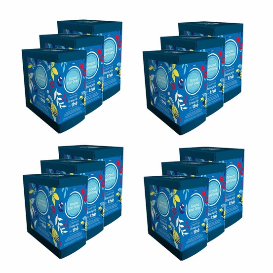 Thé noir grand earl grey - 20 sachets - comptoir français du thé