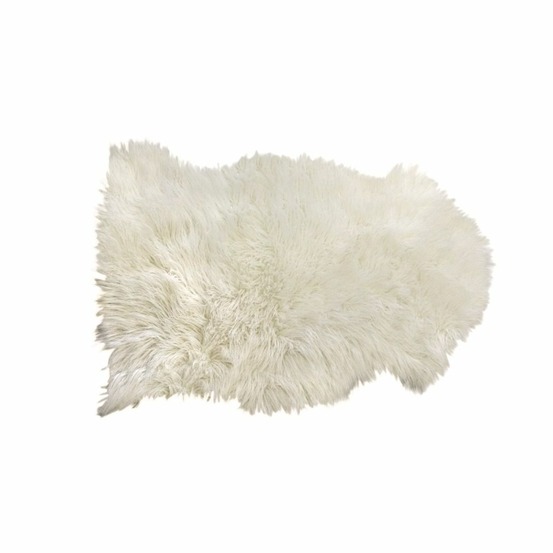 Jeté de lit imitation fourrure