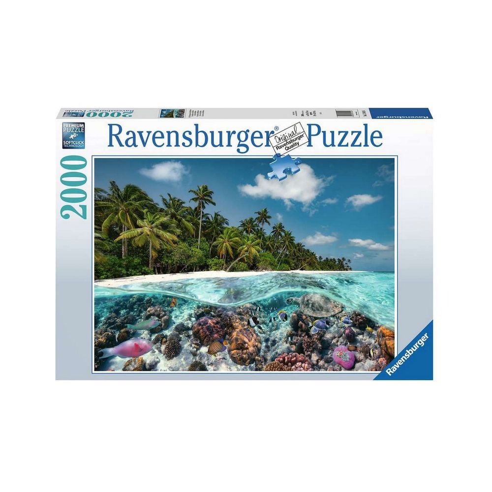 Puzzle adultes une plongee aux maldives - 2000 pcs