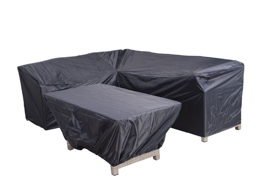 Housse pour salon lounge-dining coverit - 233/293x90xh70 & 162x92xh63 cm