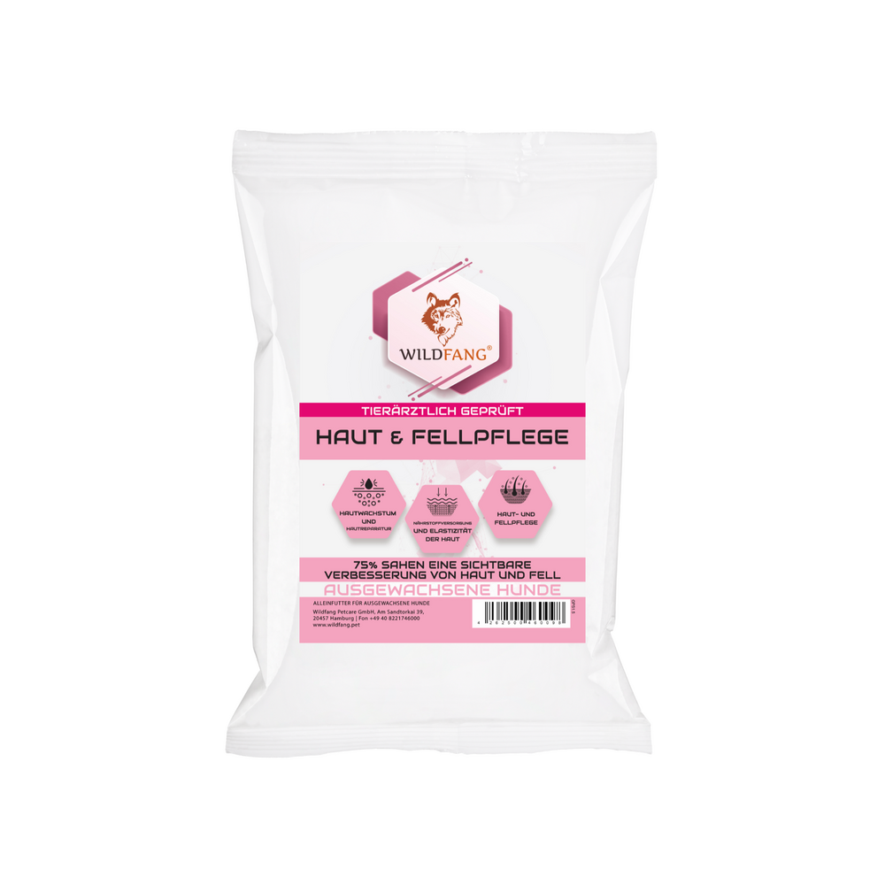 Wildfang - croquettes vetline aux peptides pour chiens - peau et pelage