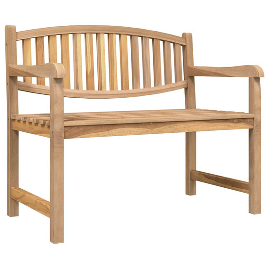 Banc de jardin 114x59x87 cm bois de teck solide