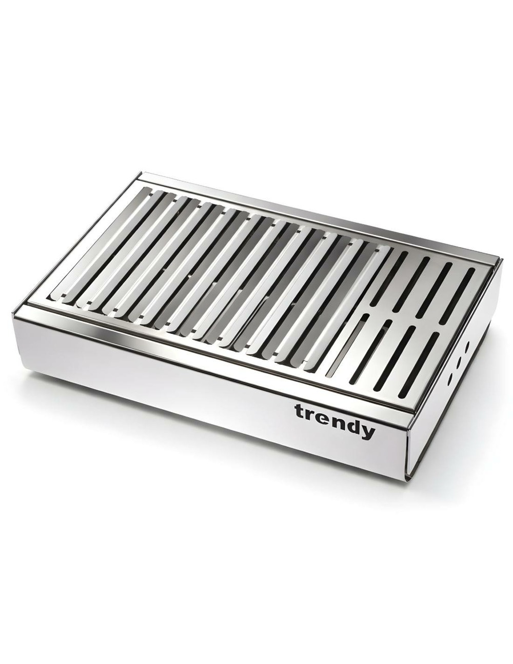 Barbecue portable compact au charbon trendy en acier inoxydable