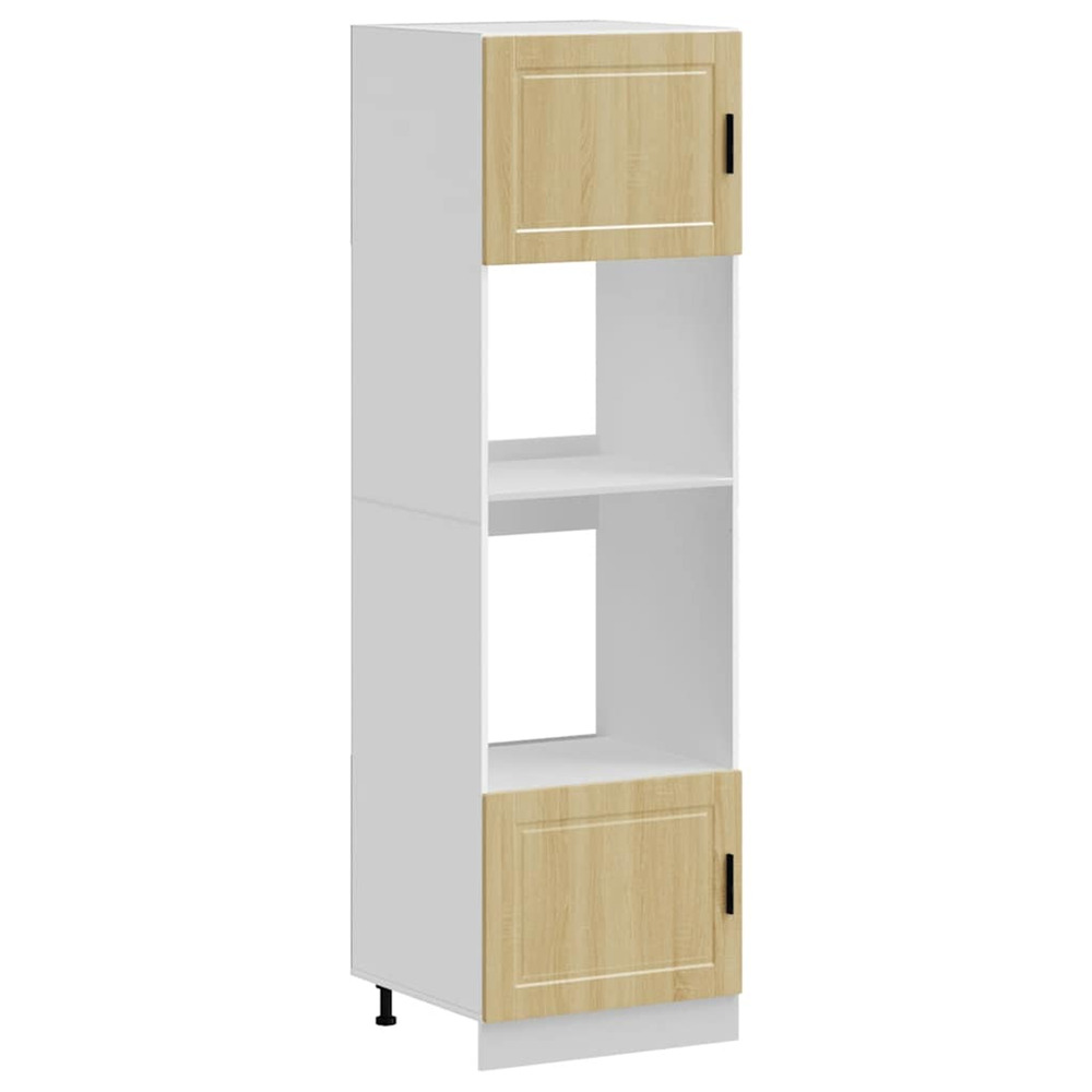 Armoires de four 2 pcs porto chêne sonoma bois d'ingénierie