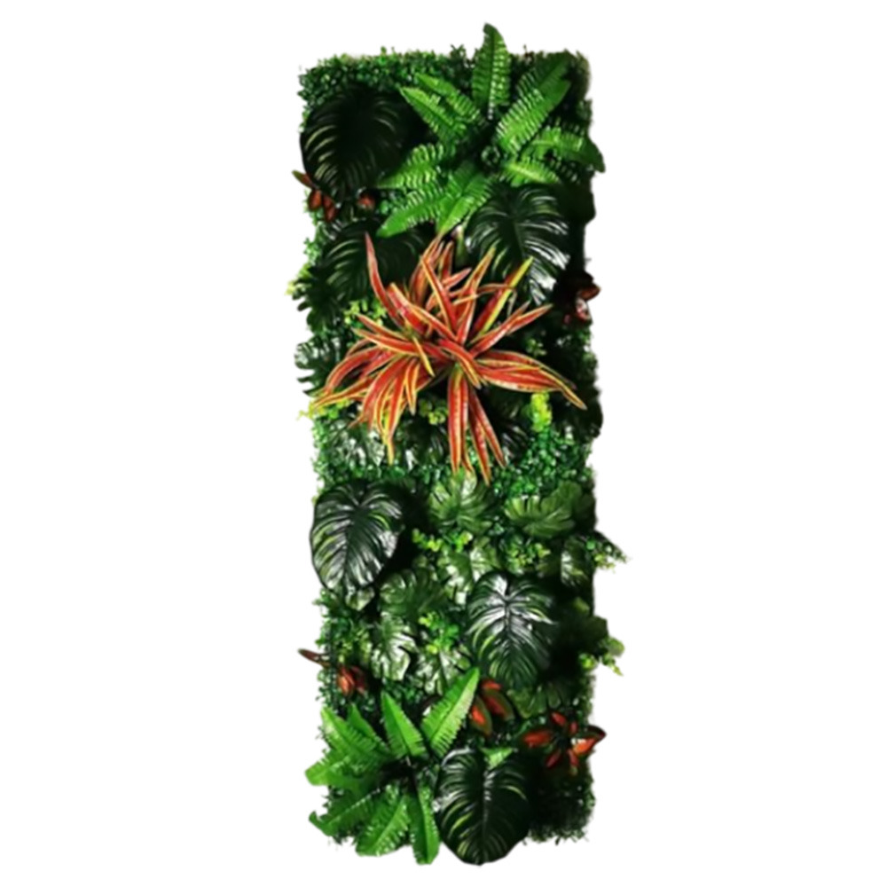 Panneau mural décoratif en plantes artificielles 40x121 cm