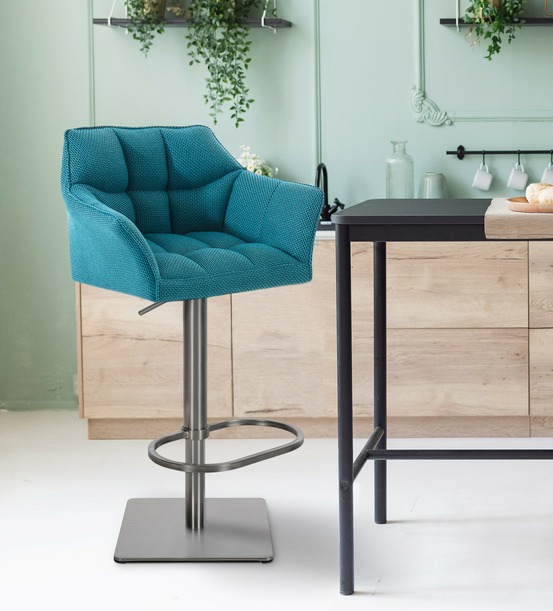 Tabouret de bar damaso e tissu