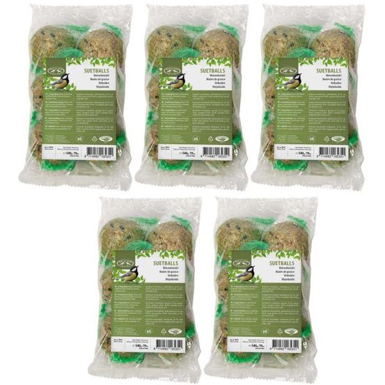 Boules de graisse avec filets 6 pièces 5 sachets
