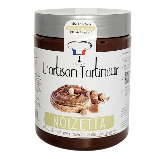 Pâte à tartiner aux noisettes - l'artisan tartineur