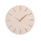 Mica decorations - horloge en aluminium beige d35,5