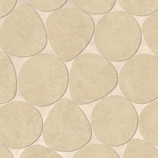 Carrelage effet pierre calcaire beige sable galets xl 59,5x59,5x2 cm rocalta - sol extérieur (vendu par carton de 0,511 m²) - ro'ma