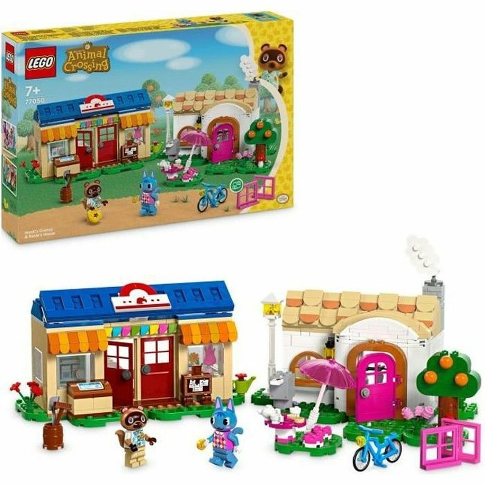 Lego animal crossing boutique nook et maison de rosie