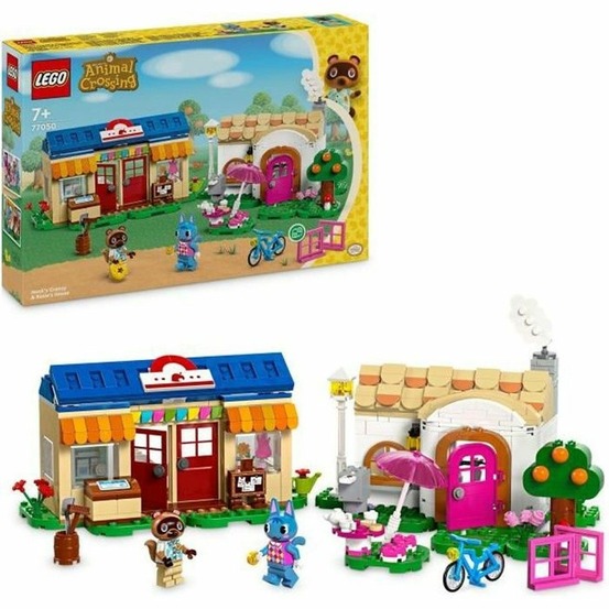 Lego animal crossing boutique nook et maison de rosie