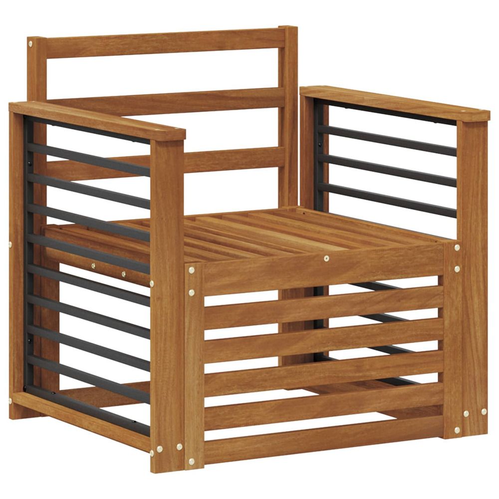 Ensemble de canapés d'extérieur bois d'acacia massif