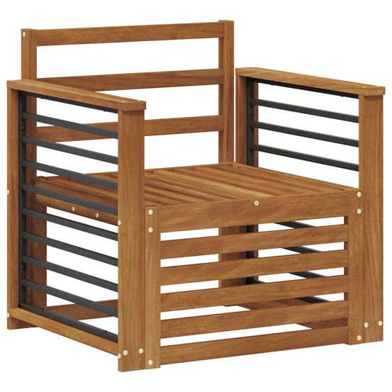 Ensemble de canapés d'extérieur bois d'acacia massif