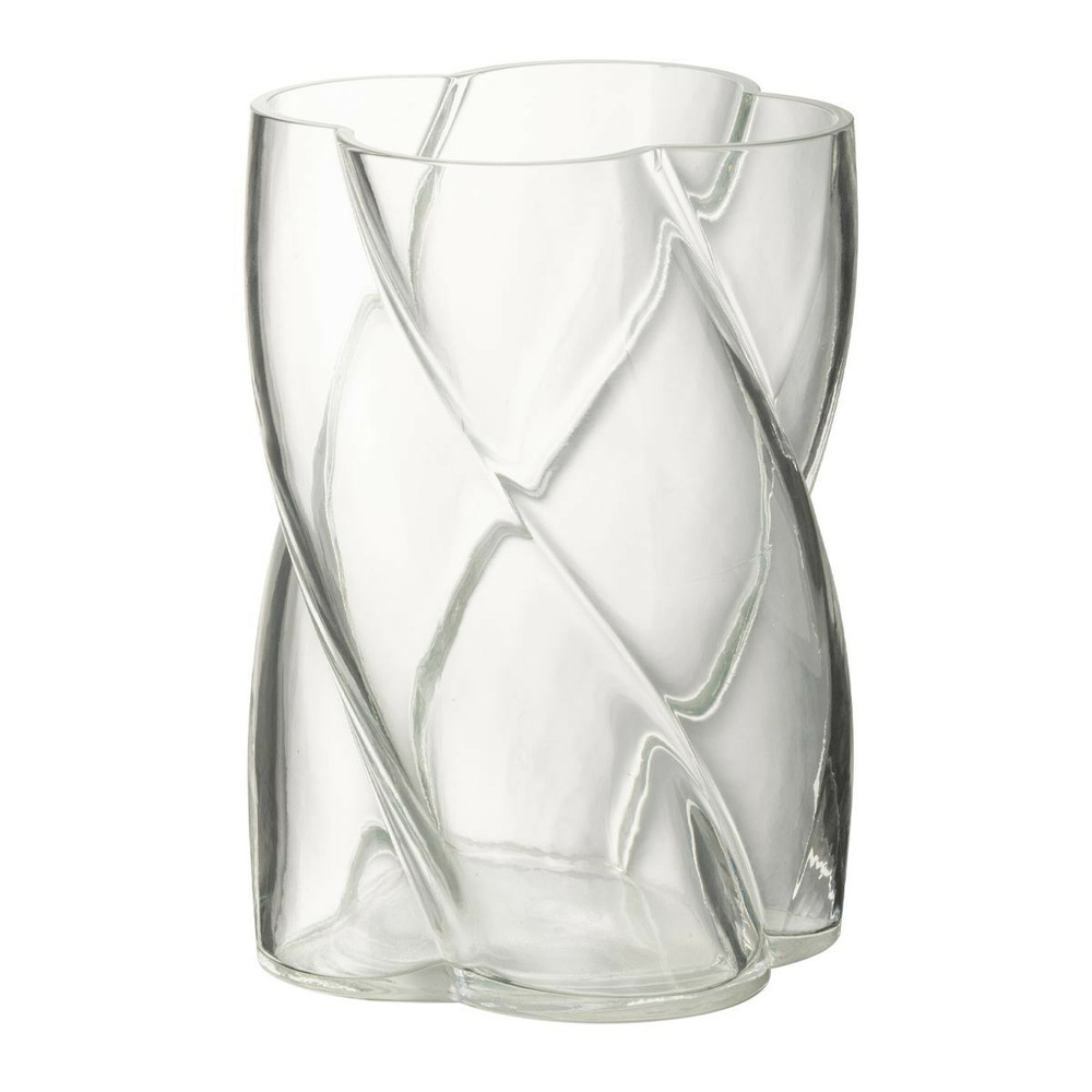 Vase tourbillon en verre 