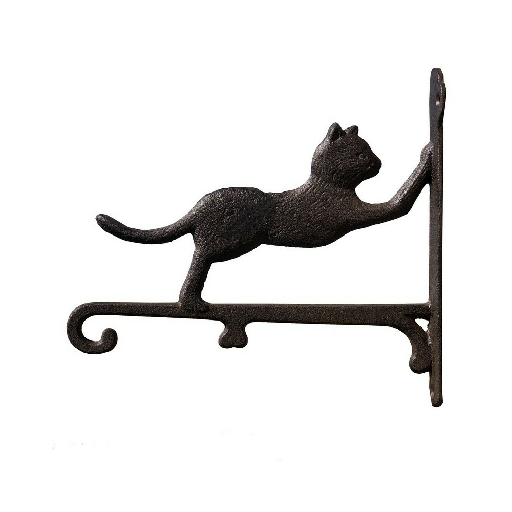 Potence murale fonte marron 26 x 23 cm