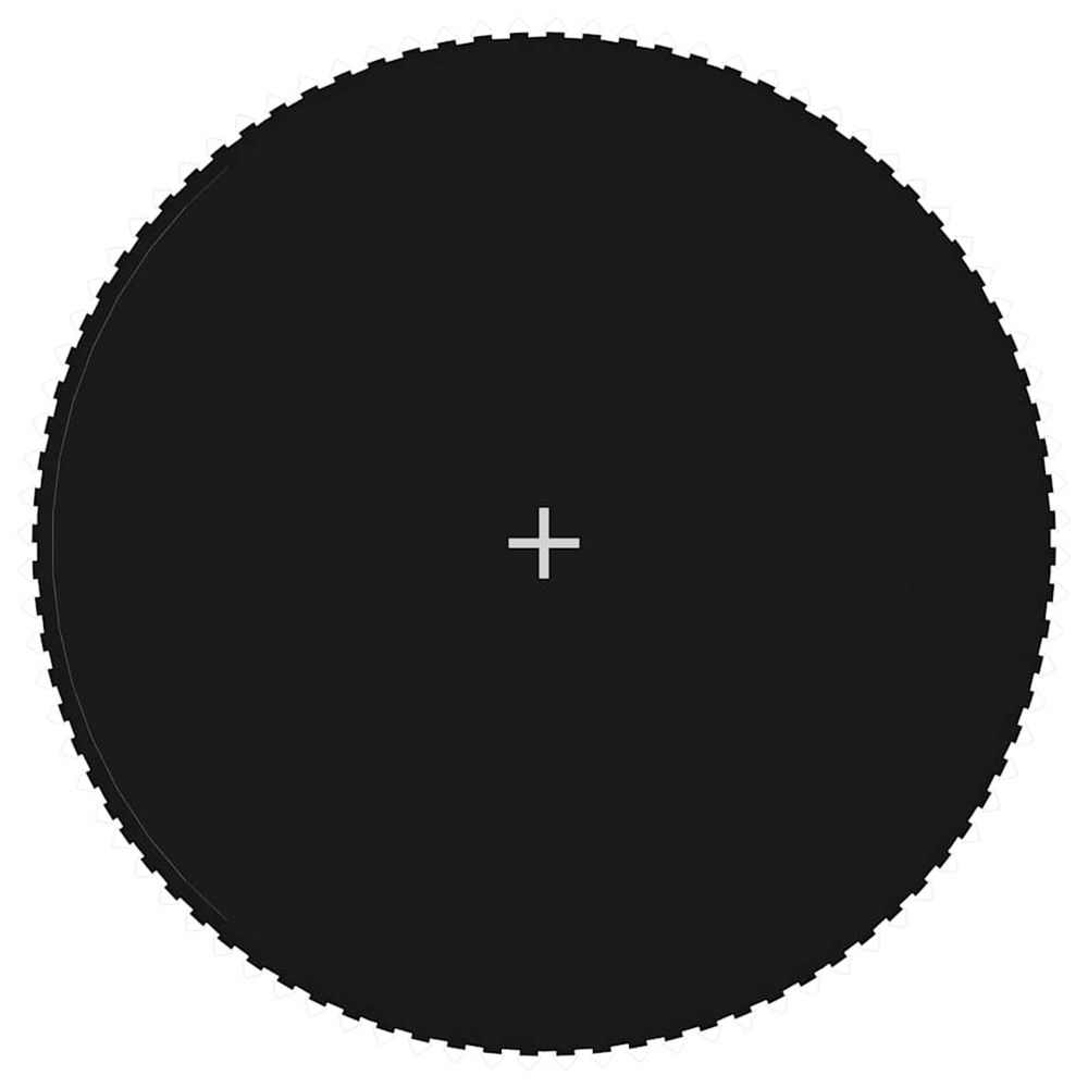 Tapis de saut tissu noir pour trampoline rond de 4,57 m