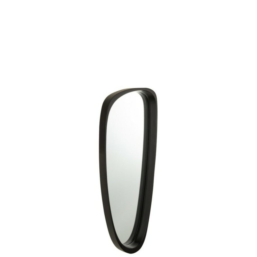 Miroir irrégulier en verre noir 33x89x6,8cm
