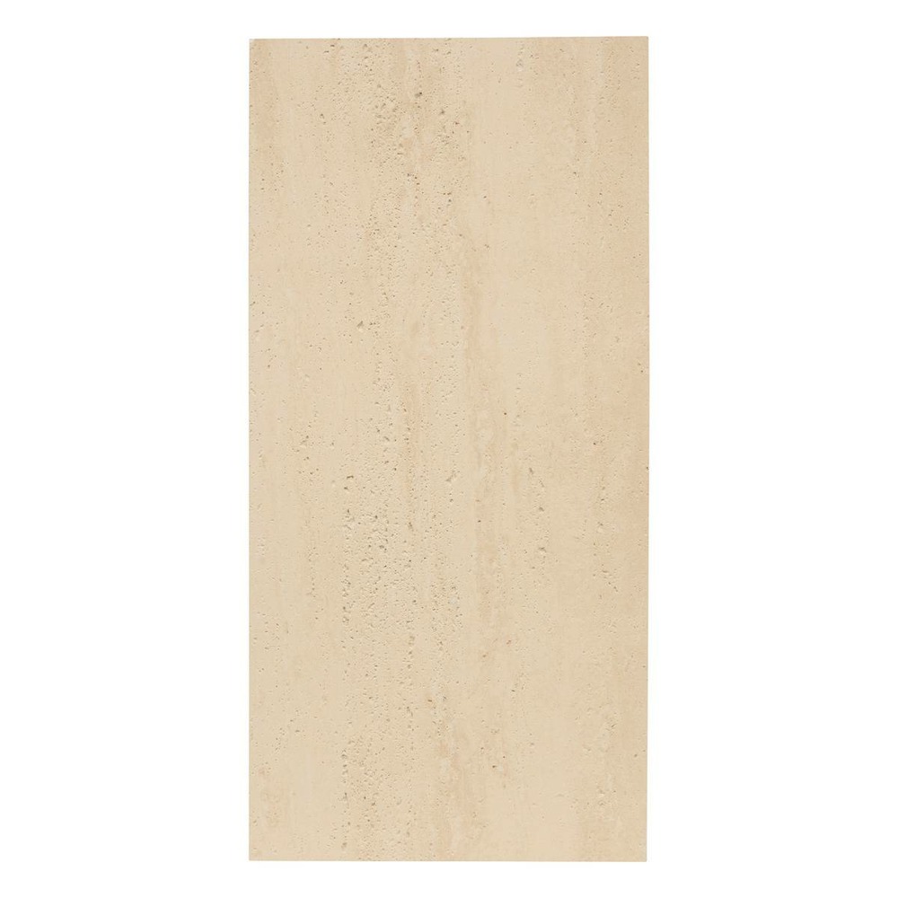 Sticker mural effet travertin cary beige 58x28cm