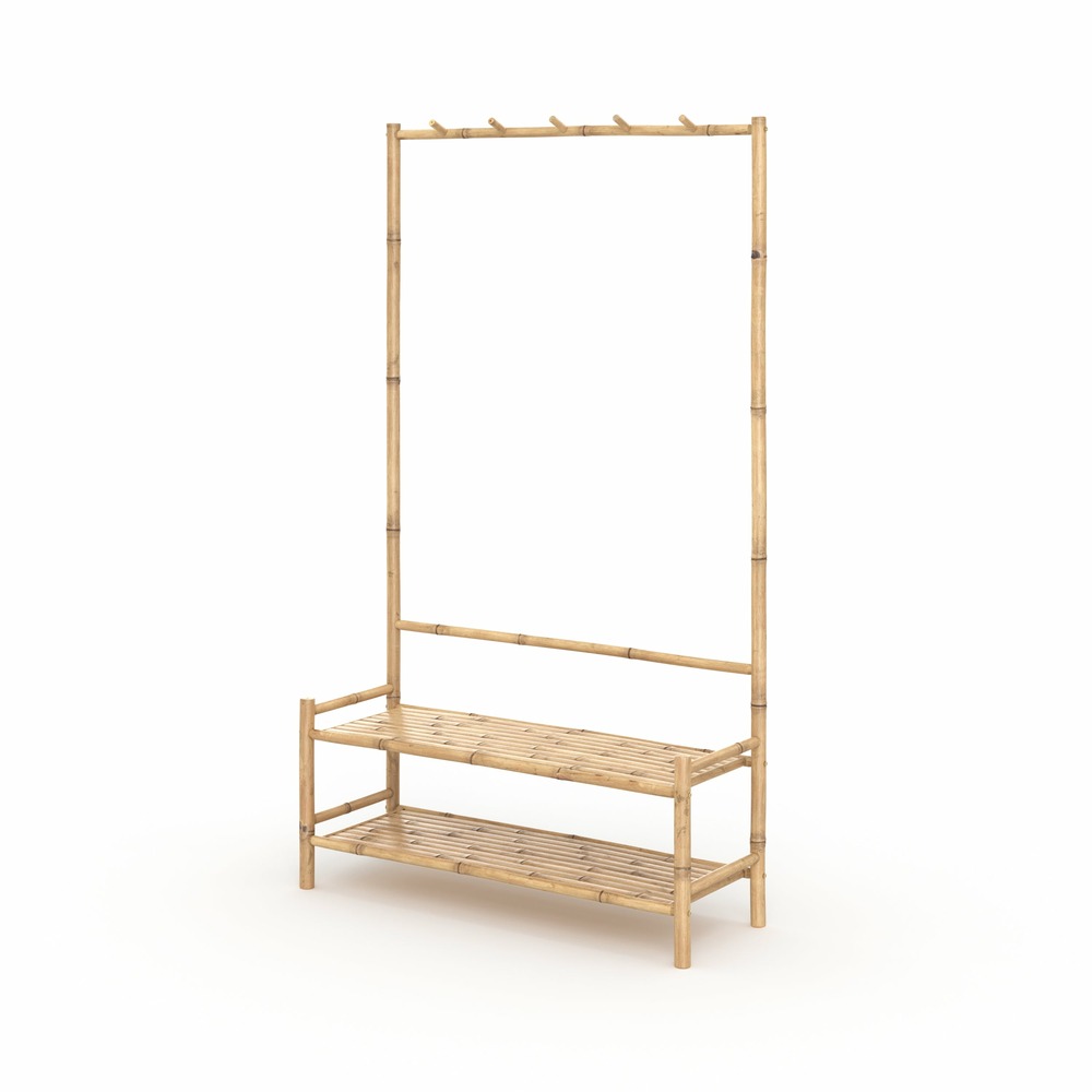Bami-porte-vêtements en bambou