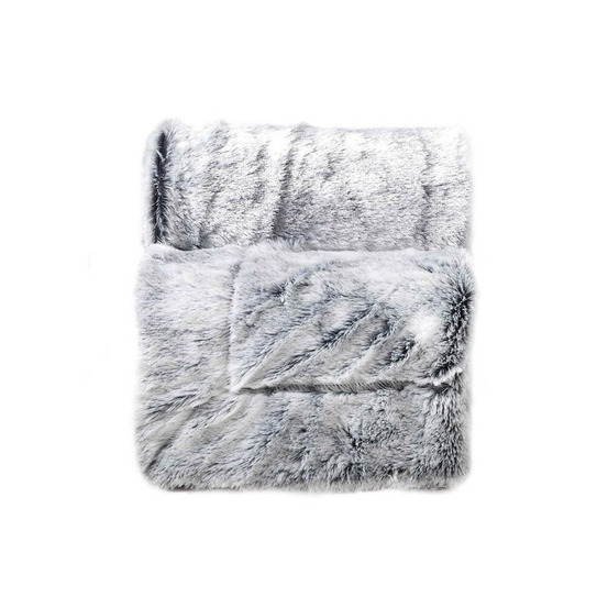 Plaid imitation fourrure