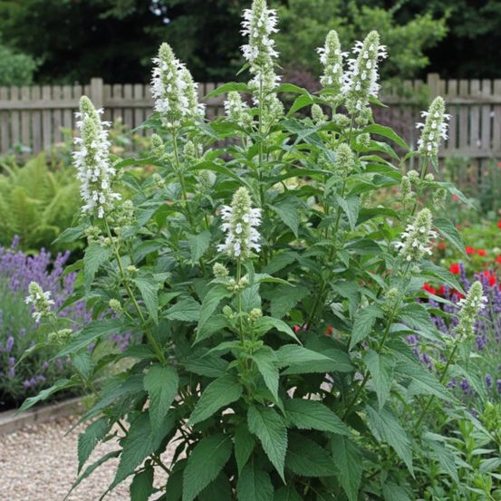Agastache rugueuse alabaster godet - 5/20 cm