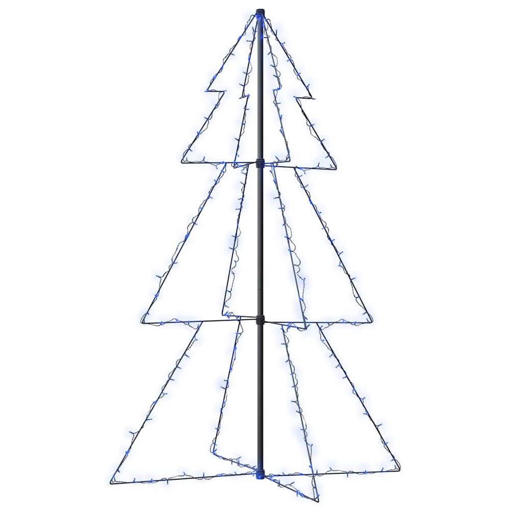 Arbre de noël cône 200 led d'intérieur/d'extérieur 98x150 cm