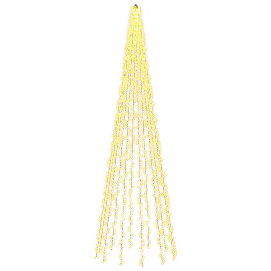 Lumières de sapin de noël avec 12 led 2004 led blanc chaud