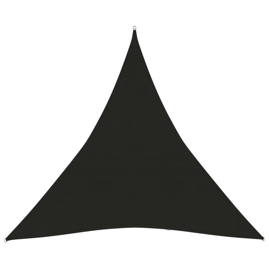 Voile d'ombrage 160 g/m² noir 6 x 6 x 6 m pehd