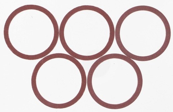 Lot de 5 joints tête de robinet, 19/23 mm comap