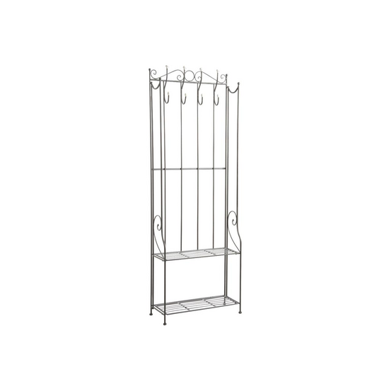 Etagère porte-manteaux en métal