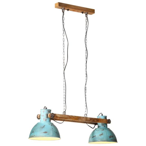 Lampe suspendue 25 w bleu délavé 85x28x109 cm e27